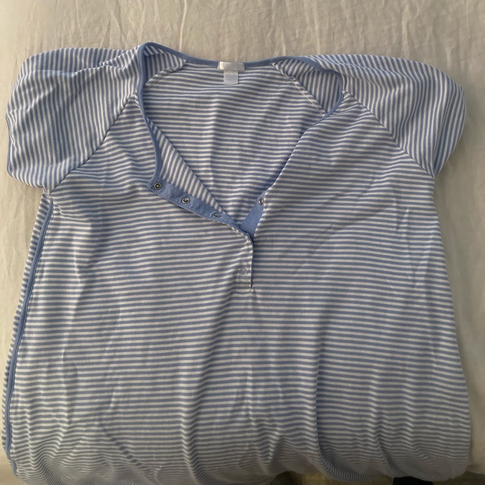 Lake Pima cotton maternity nightgown, size large